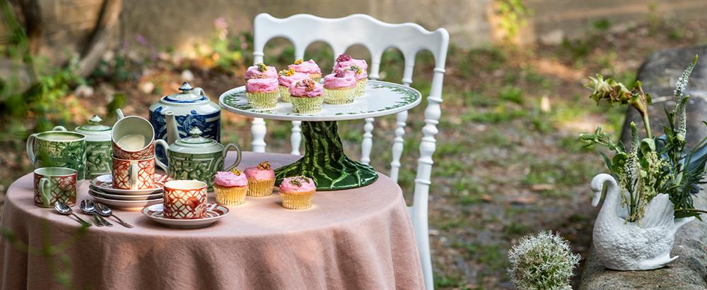 Jogo de Jantar, Chá e Café 30 peças Vista Alegre modelo Chintz Azul