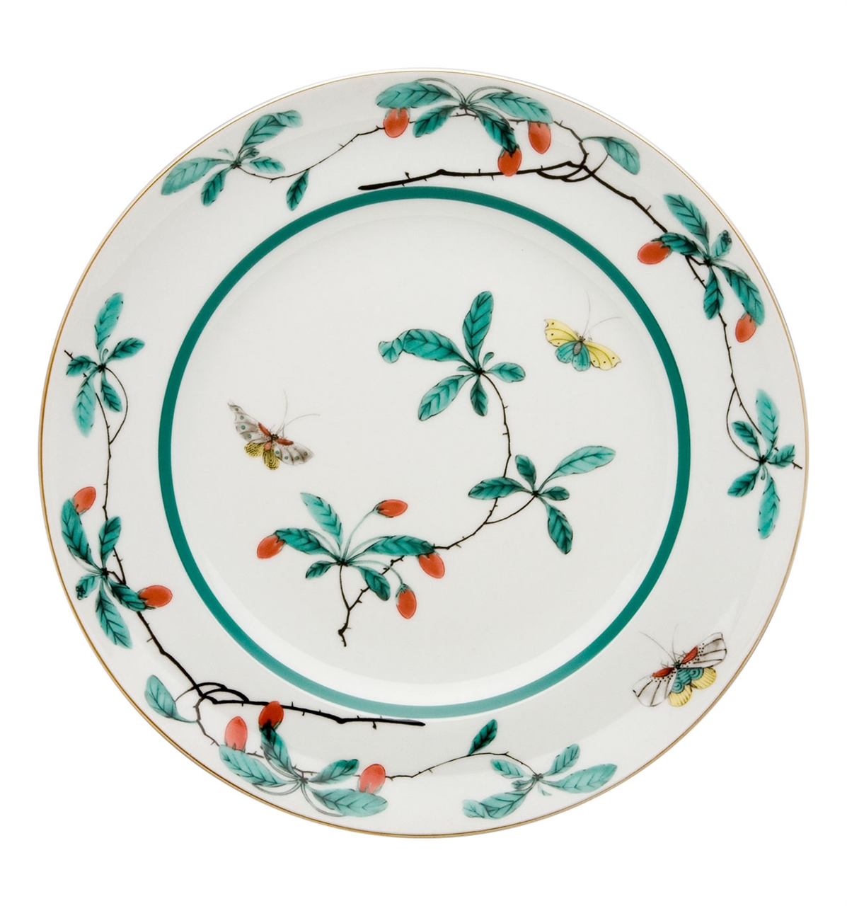 Famille Verte Dessert Plate