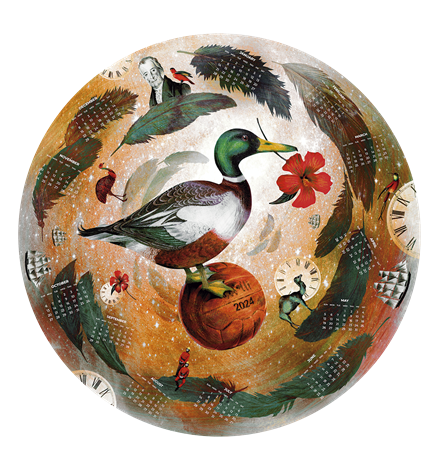 Vista Alegre 2024 Porcelain Decorative Luxury Calendar Plate