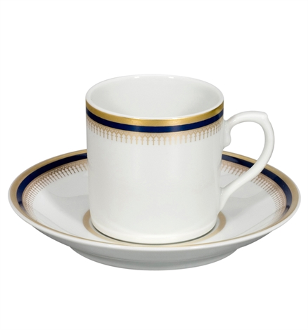 Chavena De Cafe Com Pires Vista Alegre Sagres Porcelana Branco