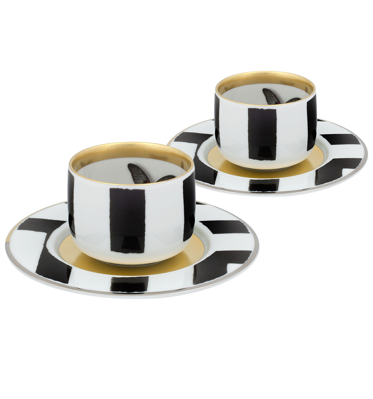Conjunto 2 chávenas de café com mensagem – inglês – CerAmor Cerâmica