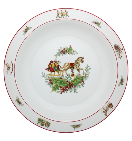 Deep Round Plate Christmas Magic | Vista Alegre