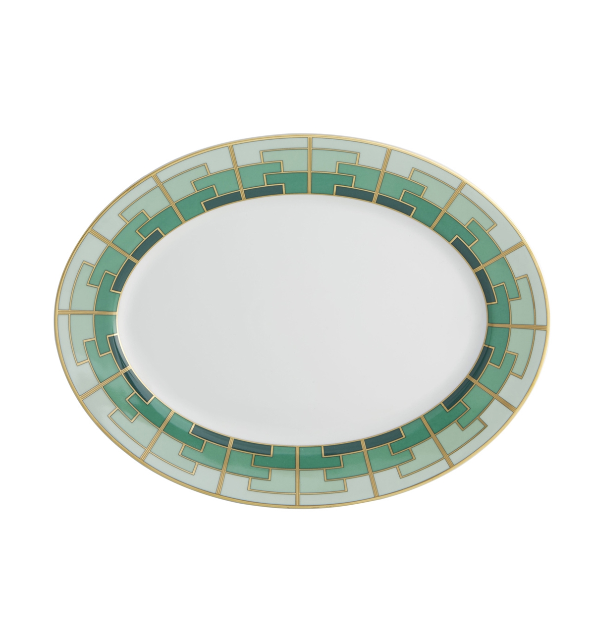 Vista Alegre, Emerald - Small Oval Platter