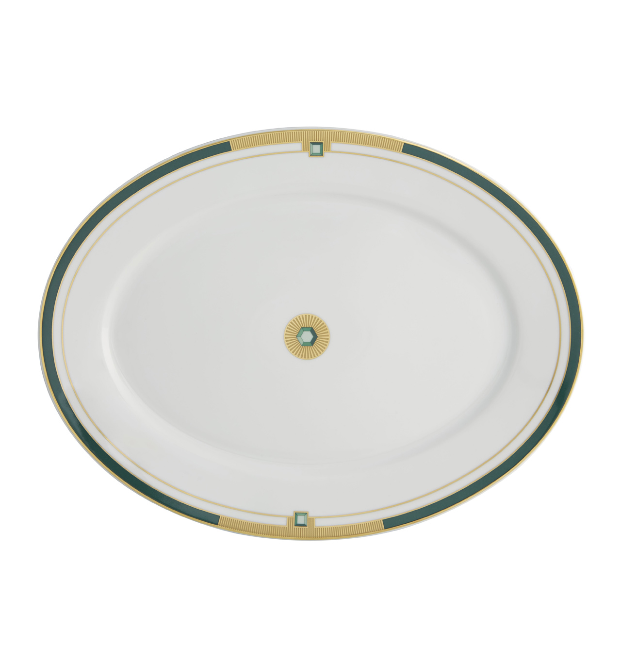 Vista Alegre, Emerald - Large Oval Platter