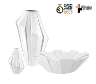 Vase Vista Alegre – Minuit – Modèle 21126516 – Cristal, Sculpture Design