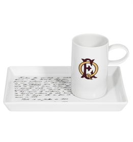 Eça de Queiroz - Bandeja + Taza Café