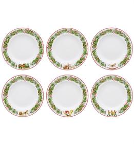 Christmas Magic - Set 6 Soup Plates