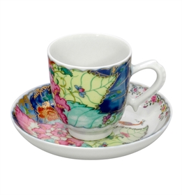 Tobacco Leaf - Taza de Café C/Platillo