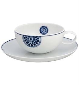 Blue - Taza Té c/ Platillo