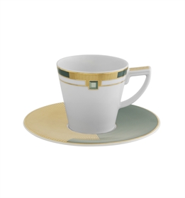 Emerald - Coffee Cup with Saucer