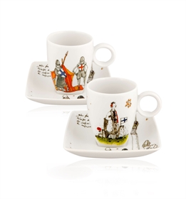 Vimaranes - Set 2 Coffee Cup & Saucers