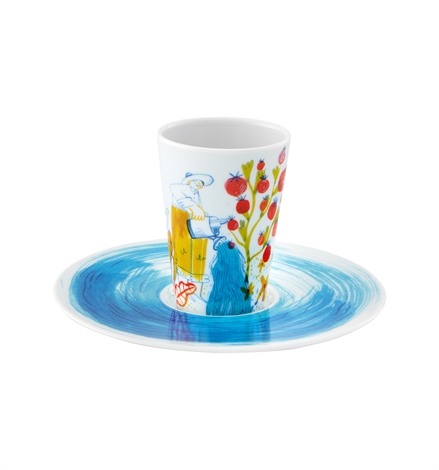 Bode Inspiratório Vista Alegre Coffee Cup with Saucer XI - Milia Shop