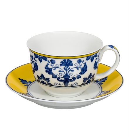 Tea Cup Saucer Castelo Branco Vista Alegre