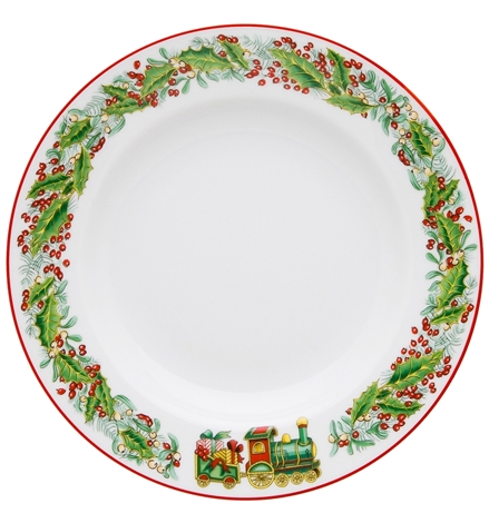 Vista Alegre Christmas Magic Soup Plates