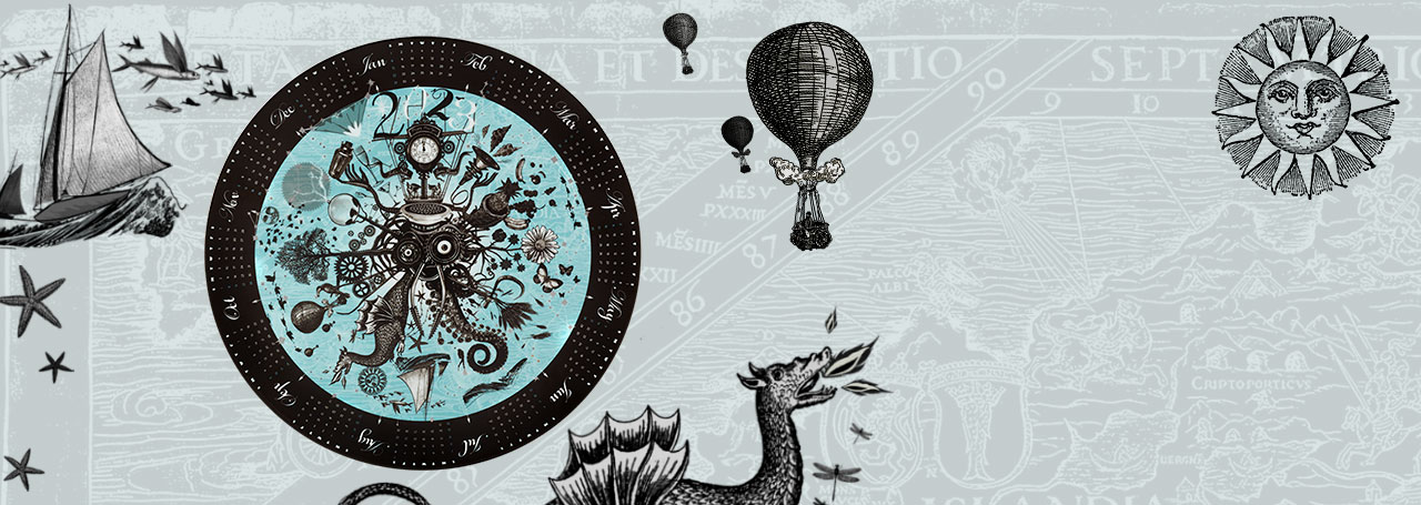 El coleccionable Plato Calendario 2023 está firmado por el ilustrador Fernando Martins. "El espíritu de las estaciones" rinde homenaje a escritores como C.S. Lewis, Jules Verne y H.G. Wells, en los que el artista se inspiró para crear una deidad rodeada de constelaciones.
